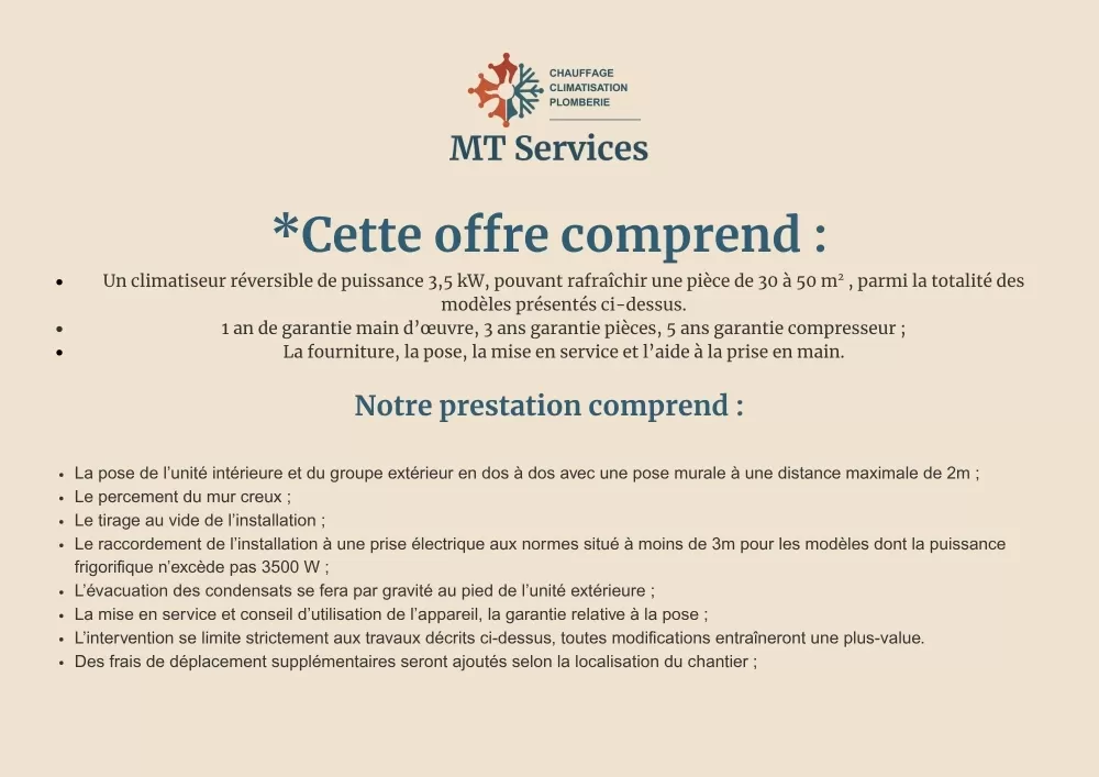 Catalogue MT Services