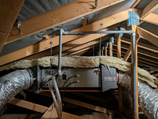 Installation d'un gainable (climatisation invisible) à Albi, quartier du Caussels., Lescure-d'Albigeois, MT SERVICES