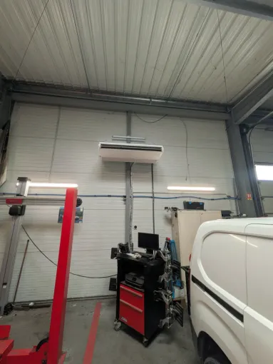 Climatisation pour atelier et local professionnel à Albi : l'exemple du garage TOYOTA Lescure-d'Albigeois, Albi, MT SERVICES