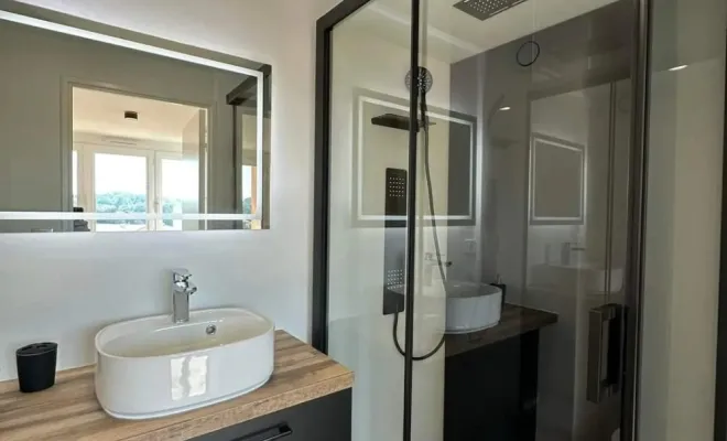 Création meuble vasque pour salle de bain, Lescure-d'Albigeois, MT SERVICES